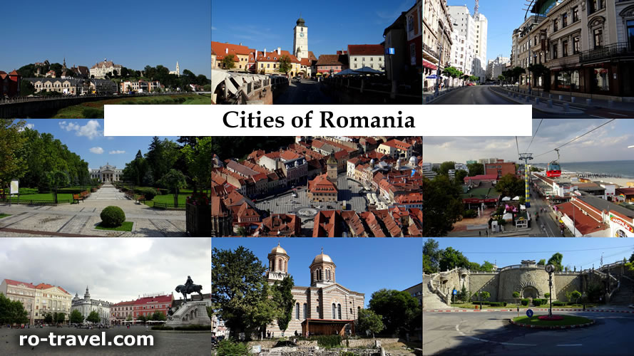 Cities of Romania