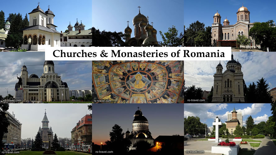 Churches Monasteries Romania