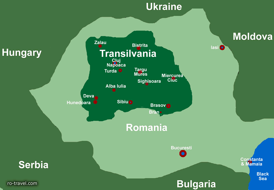 Transylvania Map