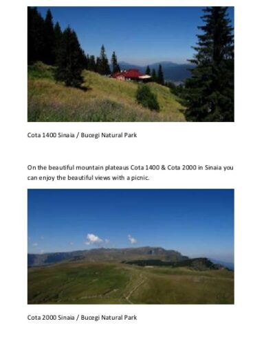 Natural sites in Romania