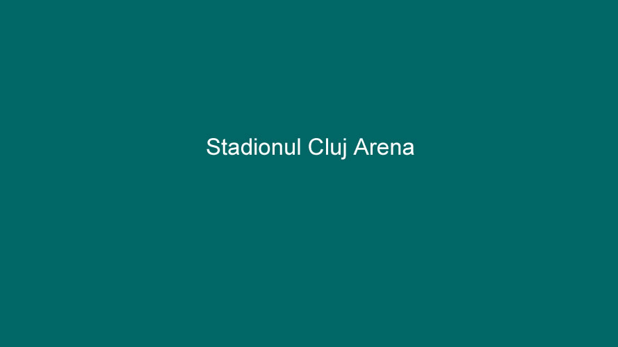 Stadium Cluj