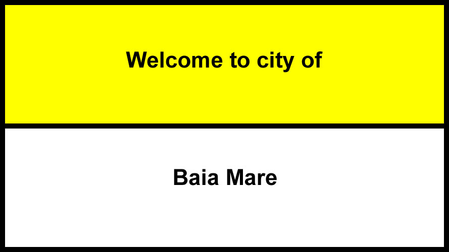 Welcome to Baia Mare