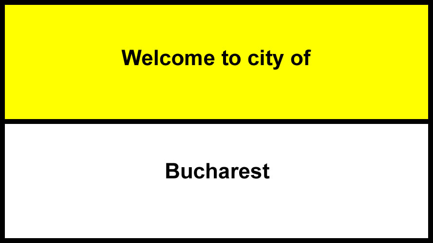 Welcome to Bucharest
