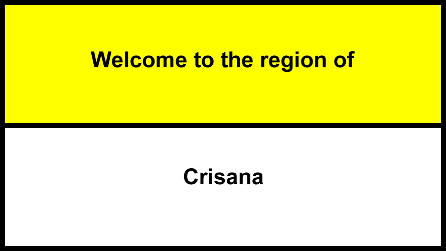 Welcome to the region of Crisana