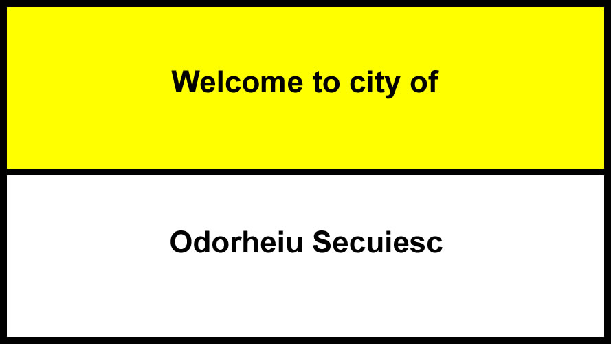Welcome to Ordoheiu Secuiesc
