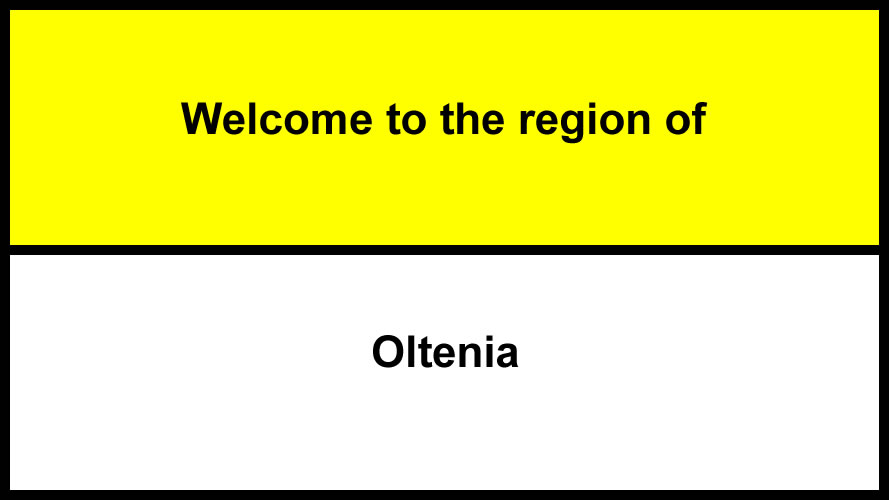 Welcome to the region of Oltenia