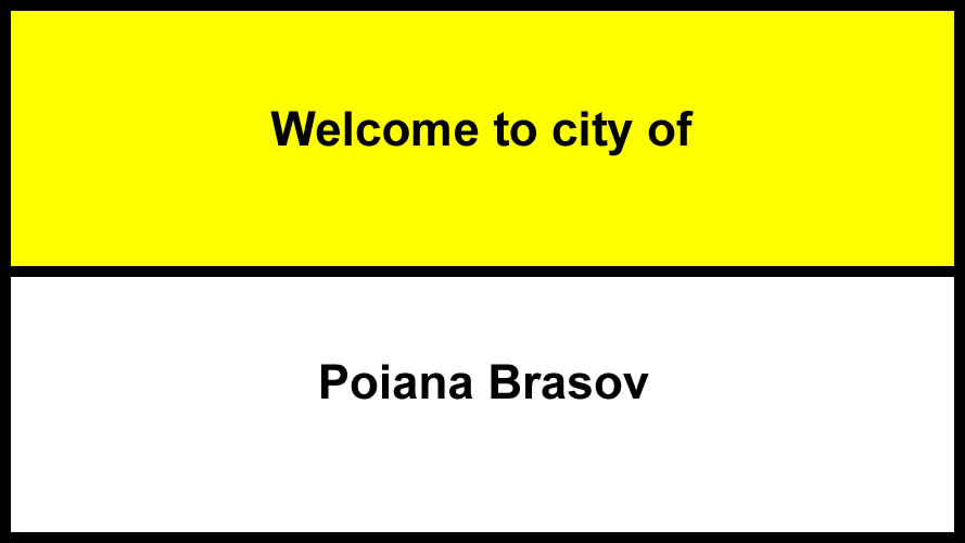 Welcome to Poiana Brasov