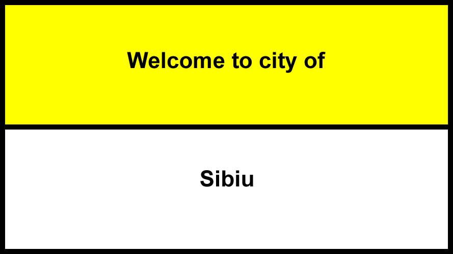 Welcome to Sibiu